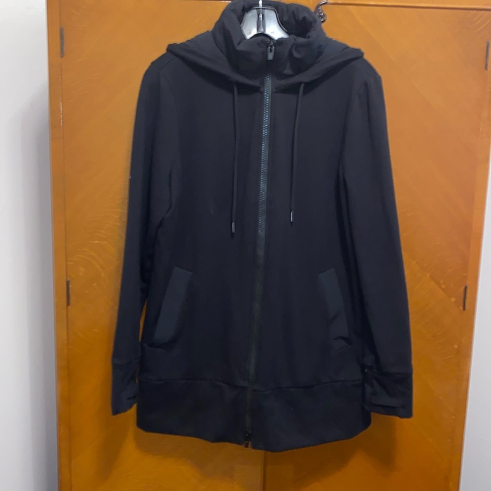 Athleta long fleece hoodie sweat shirt